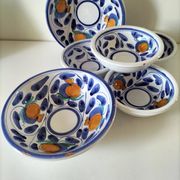 6 céramiques peintes à la main – Desuir - Sicile