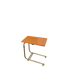 Table d’appoint vintage Werzalit – années 60/70 – plateau orange