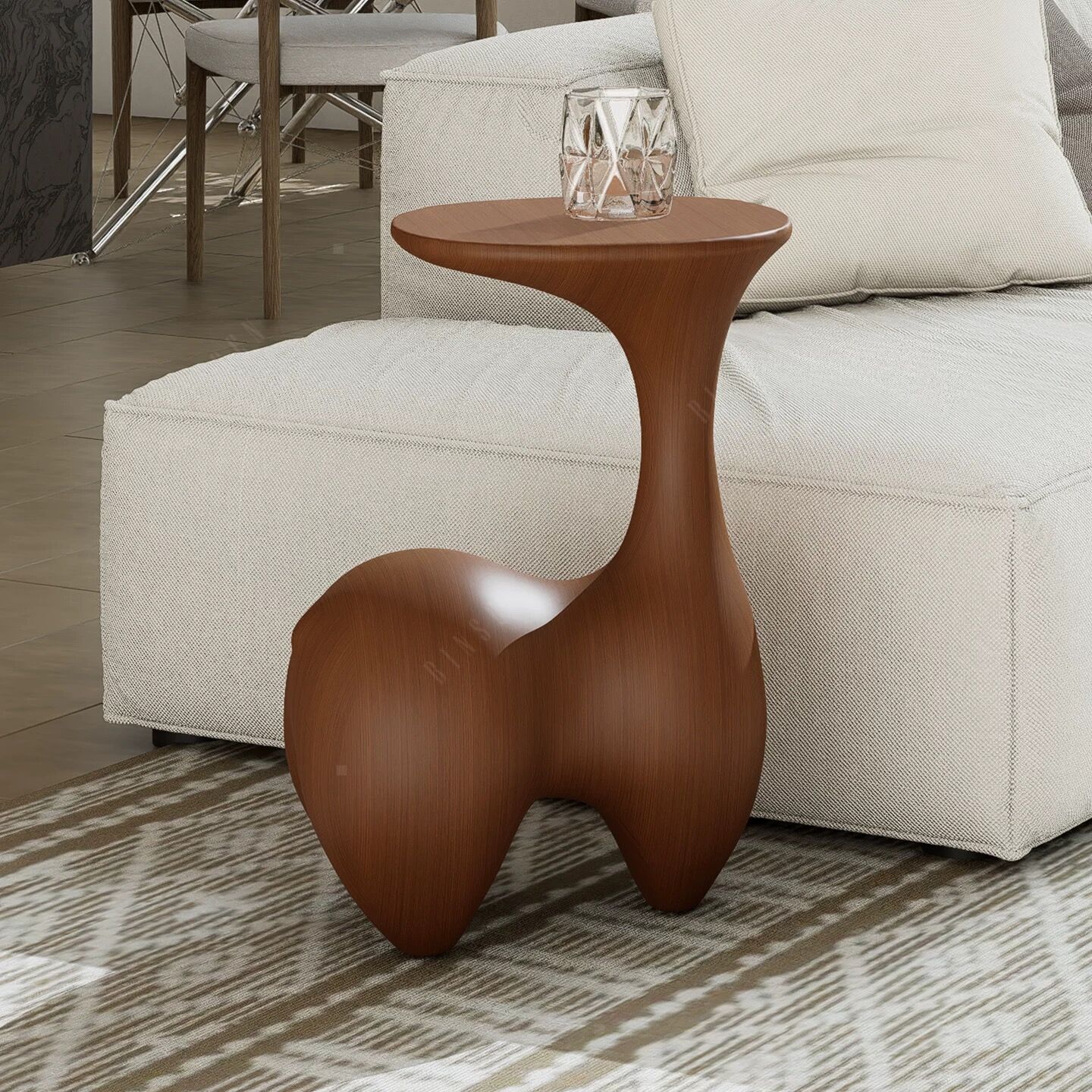 Table d’Appoint Sculpturale "Animal" – Design Organique & Poétique