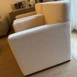 Pair of armchairs inspired by Jean-Michel Frank
