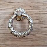 Louis XVI style oak desk console table