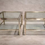 Paire de bouts de canapé ou tables d’appoint, Maison Charles, France