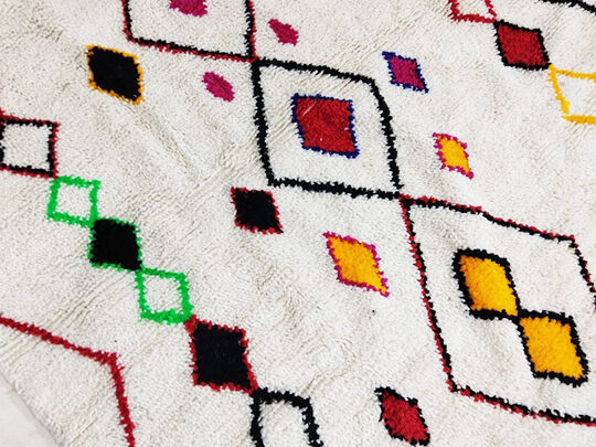 206x160cm moroccan berbere carpet