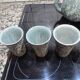 Arroka basque stoneware from ciboure rare set blue jug and 6 cups