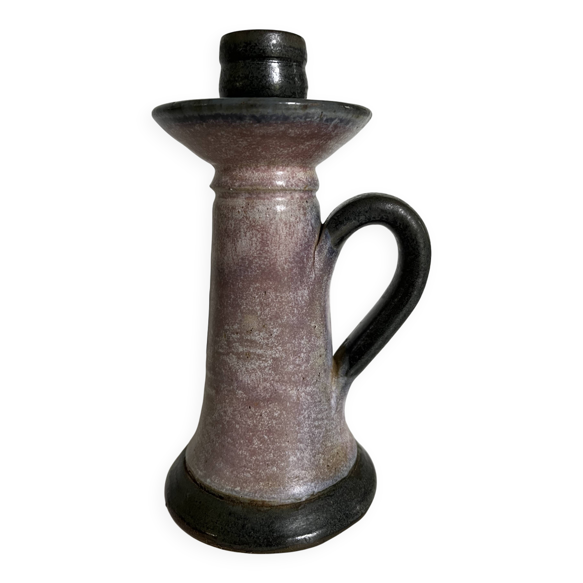 Stoneware candle holder