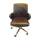 2000s Emmegi leather Italian office chair