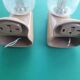 Pair of vintage bathroom wall lights from Germany in the 70s