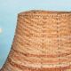 Vintage Holmegaard glass Nordic table lamp