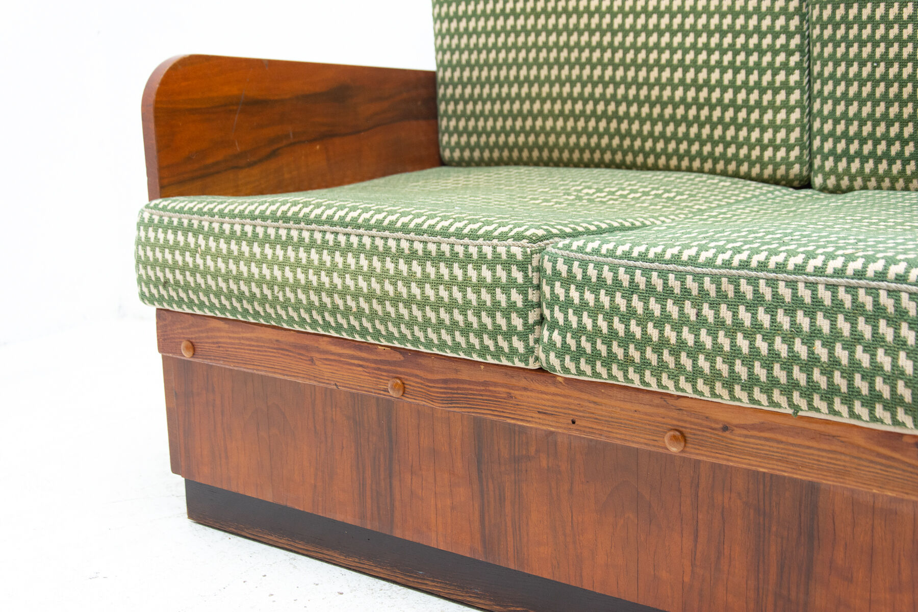 mid century folding sofabed by jindřich halabala for up závody, 1950´s
