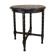 Vintage gueridon with beaded wooden legs.
