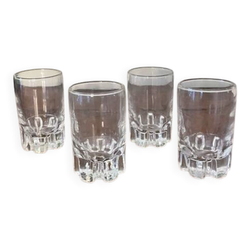 4 verres à liqueur anciens