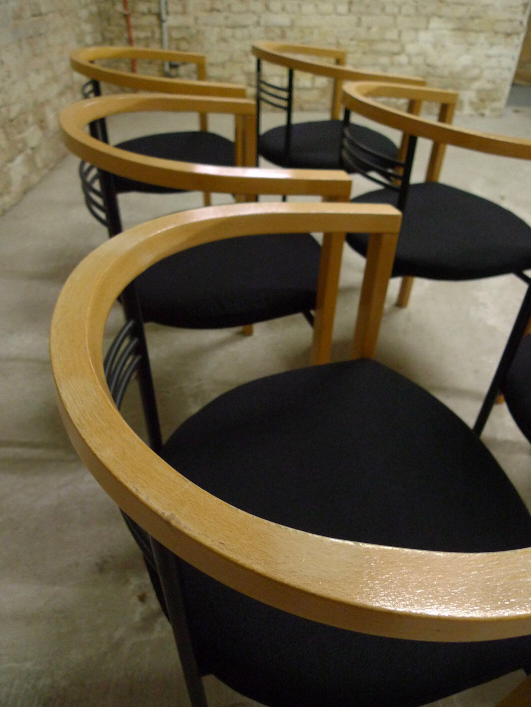 Set of 6 chairs, Italie, 1980