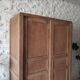 Vintage wardrobe with sliding doors