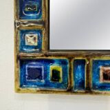 Mid-Century Modern Ceramic Mirror