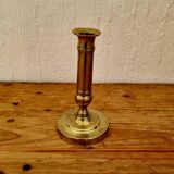 Ancien bougeoir en laiton