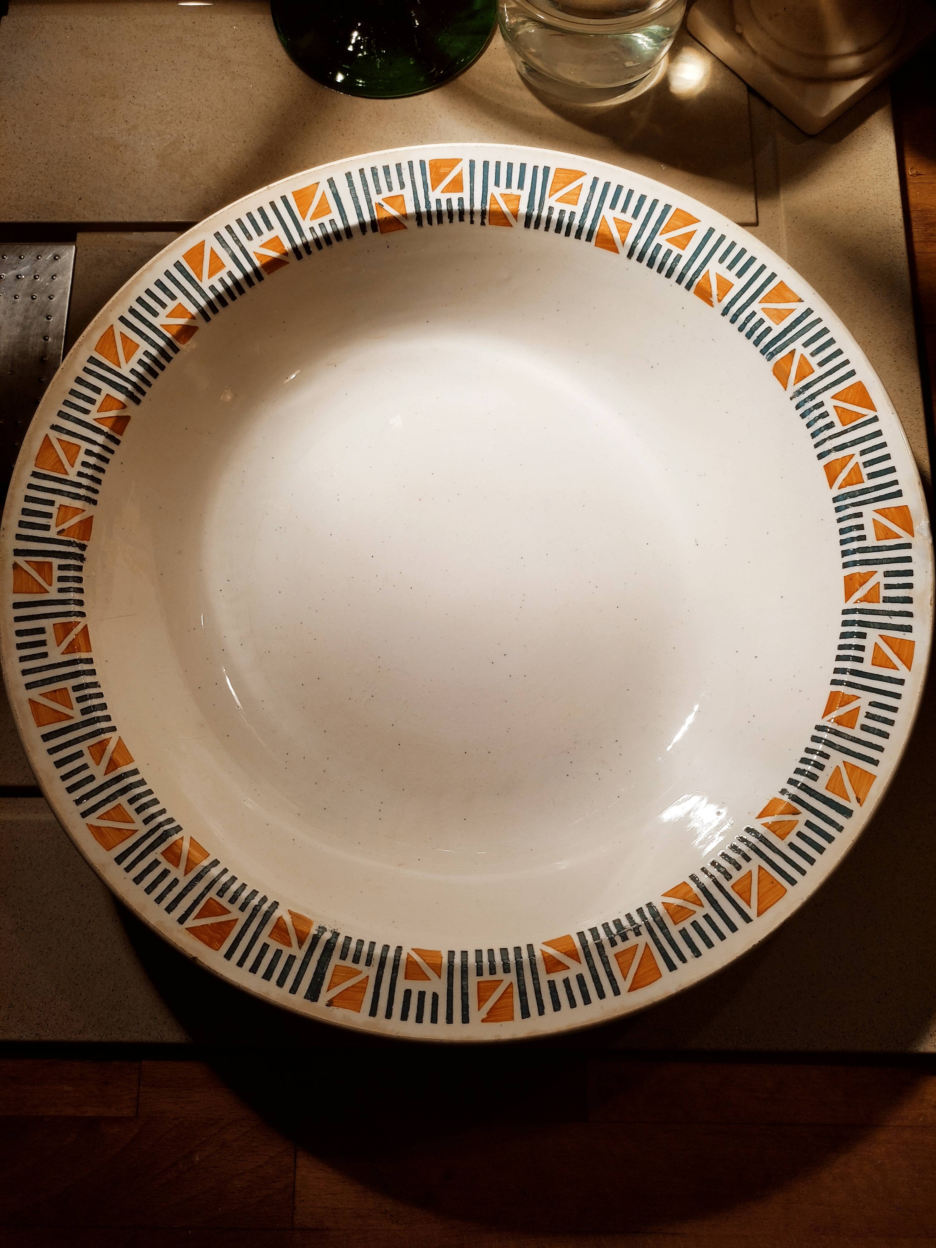 Retro earthenware dish