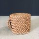 French Mediterranean Low Rope Stool from Audoux Minet, 1940s
