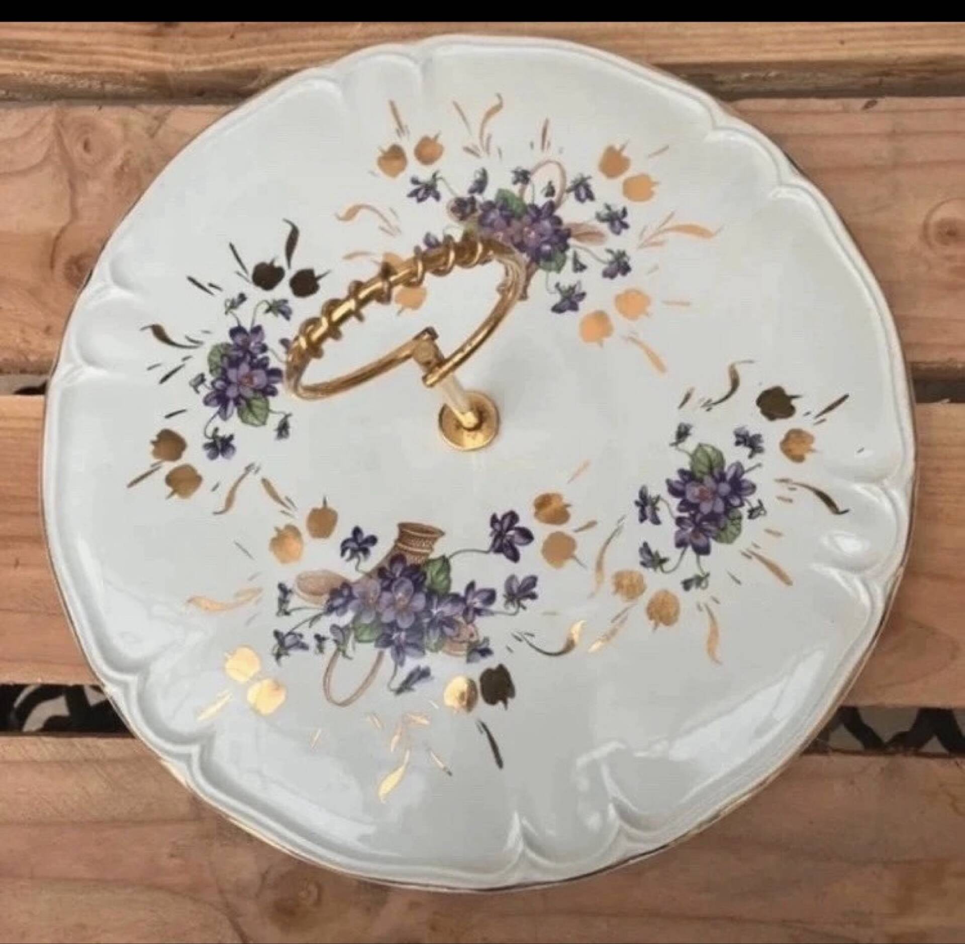 Dessert stand Revolution porcelain manufacture