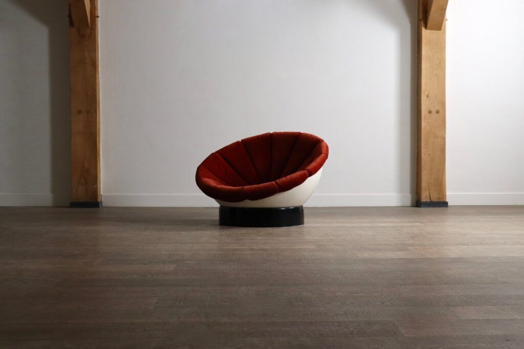 Luciano Frigerio Girasole lounge chair, Italy 1960s