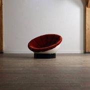 Luciano Frigerio Girasole lounge chair, Italy 1960s
