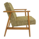 Green mottled Z armchair