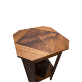 French Art Deco Octagon Side Table, 1930s