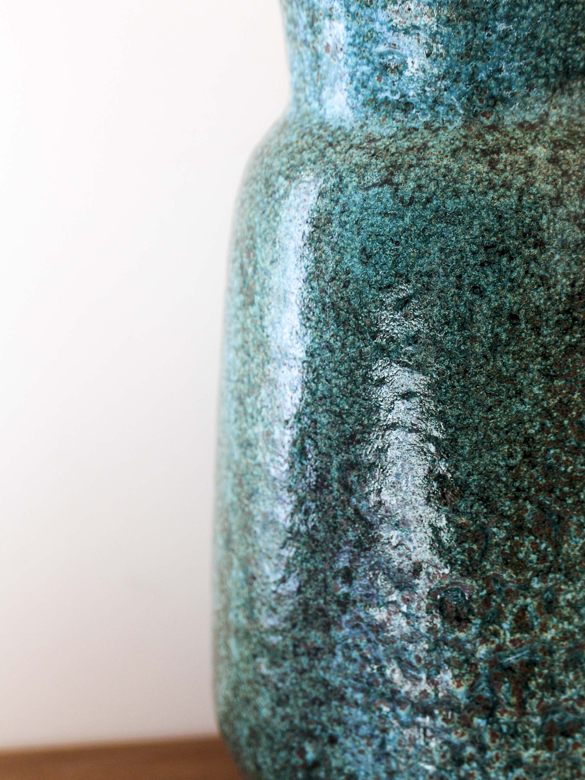 Green Accolay ceramic vase