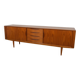 Mid-Century Large Teak Tambour Door Sideboard, Denmark, 1960s
