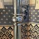 Coat rack - Golden metal / brass rotating head parrot