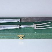 Couverts de service à gigot en argent poinçon Minerve