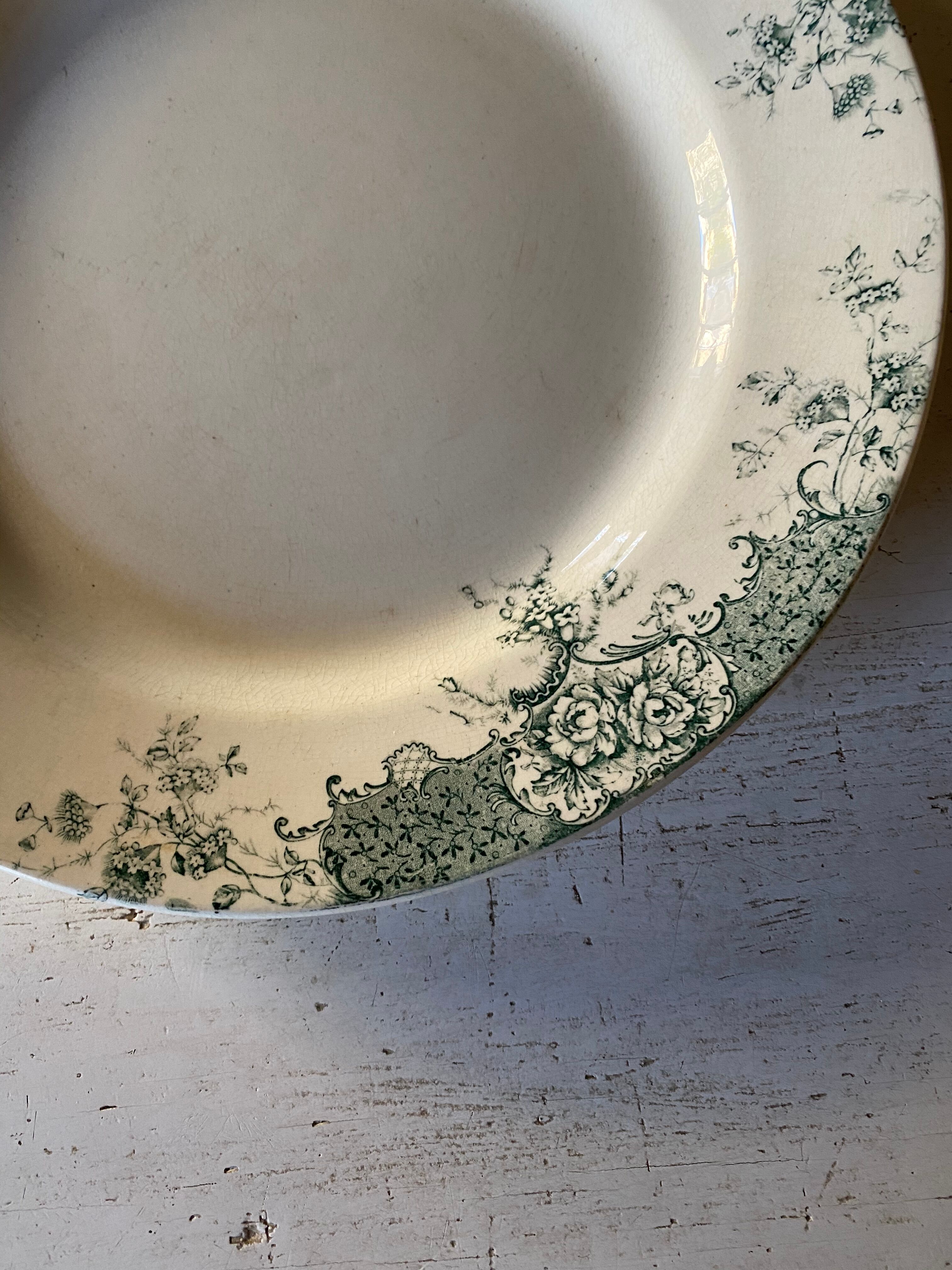 Serving dish Terre de Fer, boulenger model fecamp