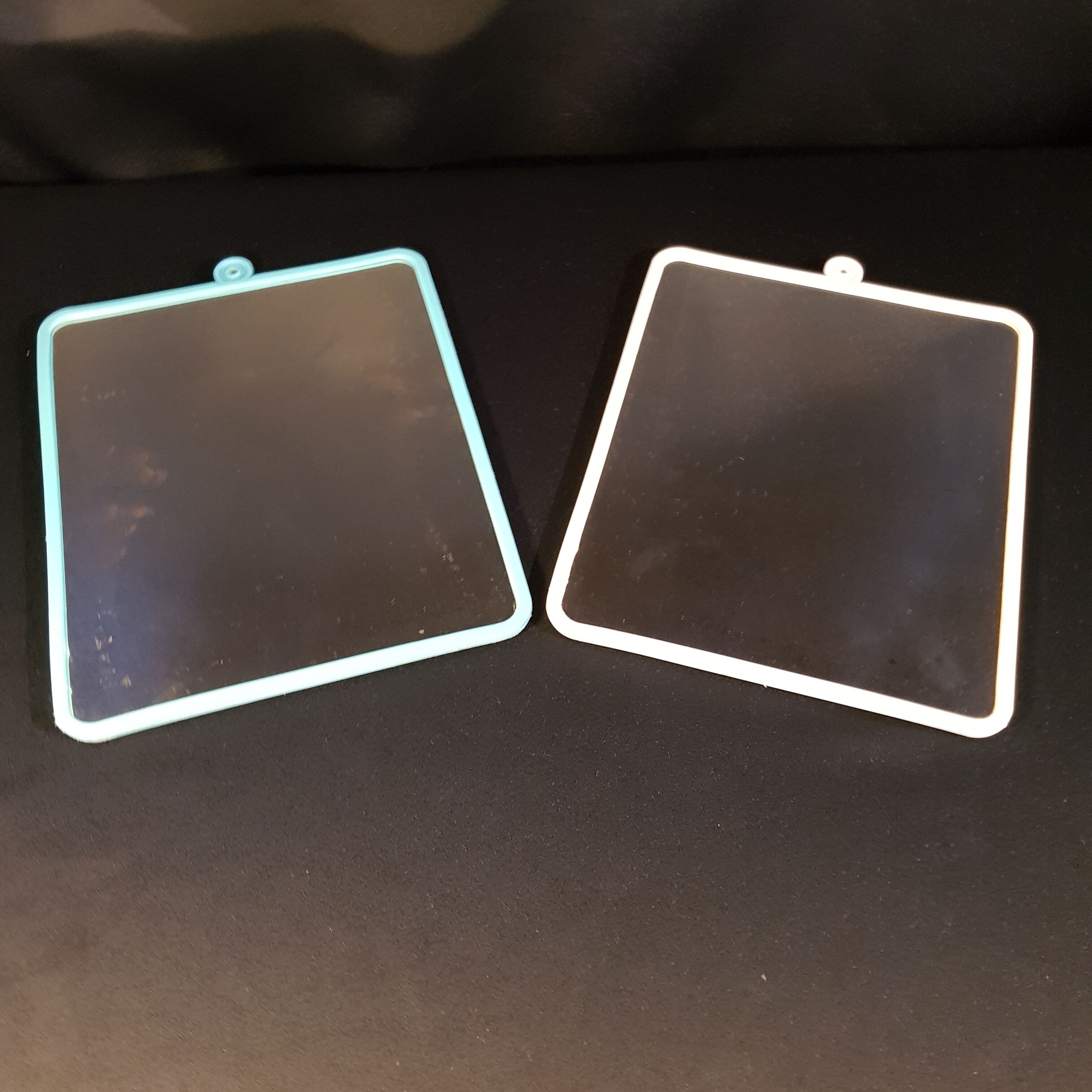 Vintage mirror duo
