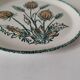 Assiette vintage décor floral stylisé – années 60/70