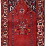 Old turkish carpet anatolian handmade 79cm x 112cm 1940s, 1c563