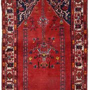 Old turkish carpet anatolian handmade 79cm x 112cm 1940s, 1c563