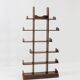 Vintage brutalist shelving unit bookcase 1970s