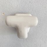 Enamelled earthen coat hook, 1900