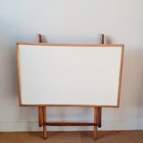 Folding wooden table
