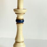 Vintage turned wooden lamp