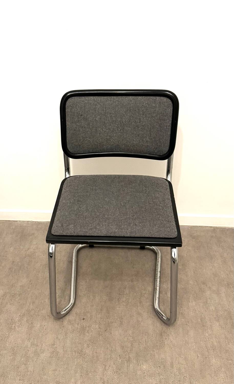 Breuer style chair made in Italy fabric