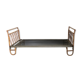 Vintage rattan bed 1 person