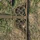 Pair of feet cast iron XIX th florist stall