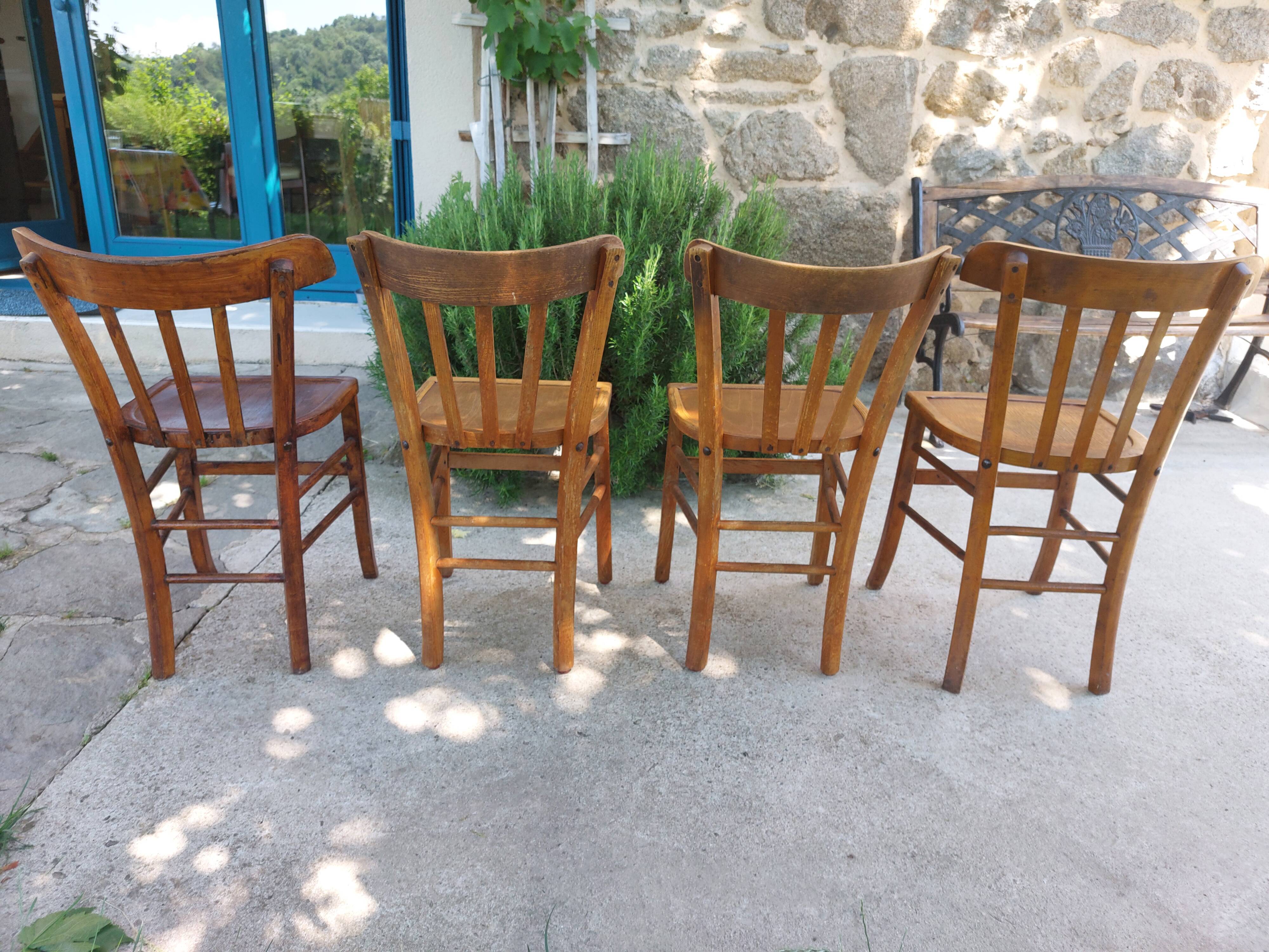 4 bistro chairs