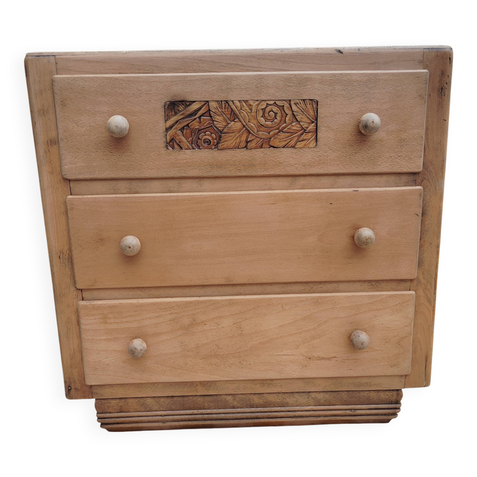 Petite commode "Art déco" éclaircie