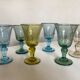 Set of 6 glasses Biot wine 1960