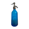 Old complete brewery siphon in blue glass