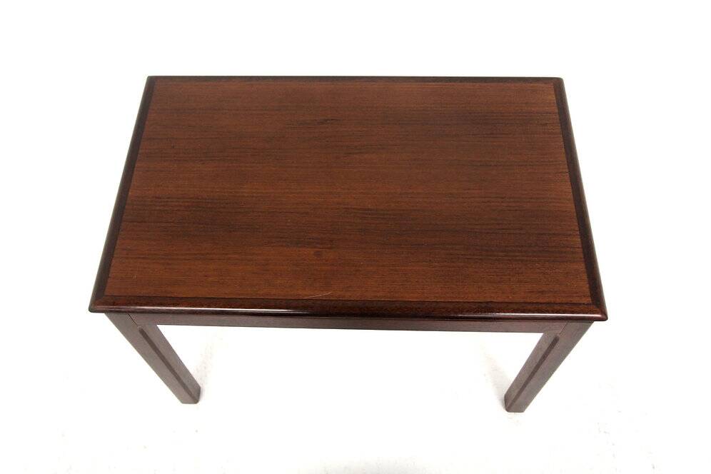 Haug Snekkeri A/S Bruksbo rosewood side table, Norway, 1960s