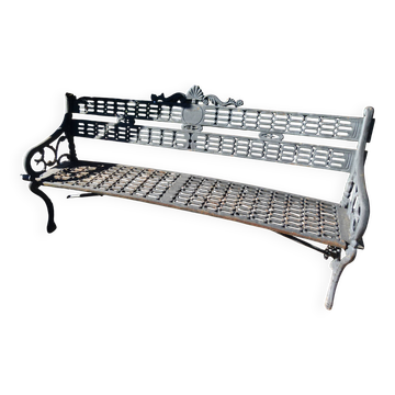 Cast iron bench