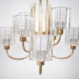 Lustre en Verre Cristal de Peill & Putzler, 1970s