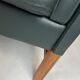 Danish leather sofa couch by Skippers furniture 70s 80s Design